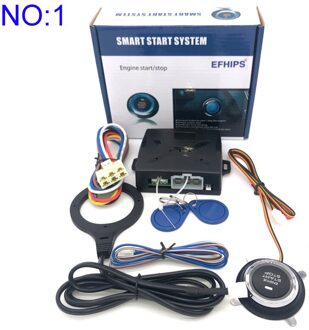 Universele Auto Start Stop Keyless Entry Systeem Motor Start Alarmsysteem Push Een-Knop Start Systeem Afstandsbediening Auto Accessoires nee.1