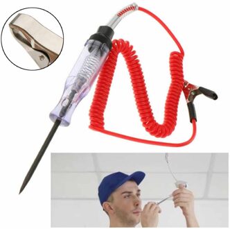 Universele Auto Truck Motorcycle Circuit Voltage Tester Test Pen Dc 6V-24V Elektrische Automotive Tester Voertuig gauge Test