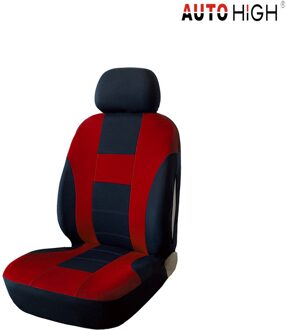 Universele Autohigh Autostoel Cover, Beschermhoes Voor Voorstoel, Hoge Stijl Voor Auto 'S, Comfortabel En Ademend rood 1stuk