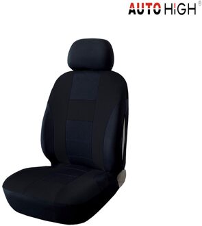 Universele Autohigh Autostoel Cover, Beschermhoes Voor Voorstoel, Hoge Stijl Voor Auto 'S, Comfortabel En Ademend zwart 1stuk