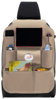 Universele Autostoel Organizer - Beige PVC leder OTORG103