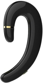 Universele Beengeleiding Oortelefoon Draadloze Bluetooth 5.0 Sport Stereo Headset Voor Laptop Tablet Voor Xiaomi Voor Iphone 7 8 X zwart