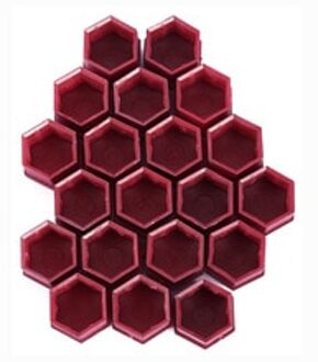 Universele Bout Moer Cap Rood 20 Stuks Set 17 Mm Met 2 * Removal Tool Apparatuur
