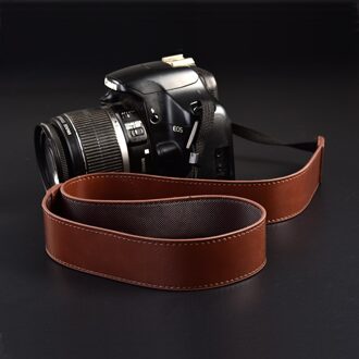 Universele Camera Riem Schouder Lederen Enkele Nekband Voor Sony alpha A99 a7 2 ii a77 a7riii a7s a6500 a6000 a5100 a6300 a500 koffie