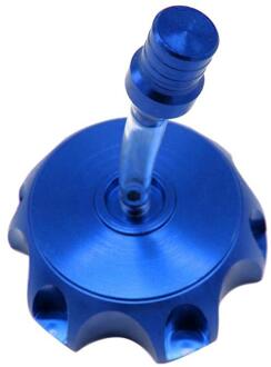 Universele CNC Aluminium Gas Brandstof Benzine Tank Cap voor Dirt/Pit Bike ATV Quad blauw