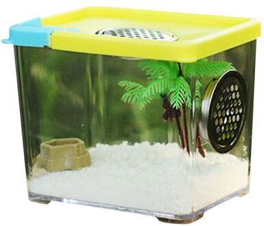 Universele Dierbenodigdheden Reptiel Fokkerij Box Clear Acryl Reptiel Terrarium Voerbox Voor Spider Schorpioen Slang Reptiel Insect 10.5X8X9