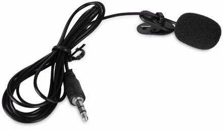 Universele Draagbare 3.5Mm Mini Microfoon Hoofdtelefoon Revers Lavalier Clip Microfoon Lezing Onderwijs Conferentie Luidspreker