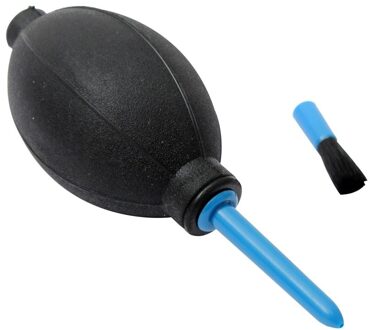 Universele Dust Blower Cleaner Lederen Air Blower Pomp Dust Cleaner Telescoop Lens Toetsenborden Mobiel Cleaning Tool + Borstel