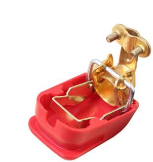 Universele Duurzaam Auto Batterij Terminals Connector Klemmen Quick Release Lift Off Positieve & Negatieve Auto Accessoires rood