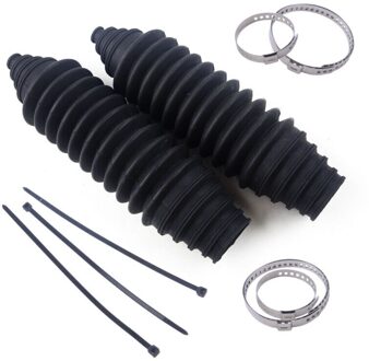 Universele Gaiter Pinion Boot Ilicone Rack Pinion Steering + Kabelbinders Kit Set 23X6 Cm 9.06 "X 2.36"