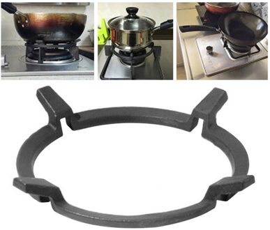Universele Gietijzeren Wok Pan Ondersteuning Rack Stand Voor Branders Gas Kookplaten & Fornuizen Keuken Wok Rack Fit Meest Kookplaten tool Accessoires