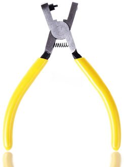 Universele Hand Leather Strap Watch Band Belt Perforator Geel Kleine Perforator Tang Gereedschap Met 2.0 Mm (Ronde gat)