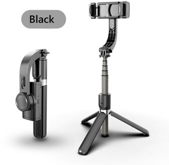 Universele Handheld Stabilizer Mobiel Video Vlog Record Smartphone Gimbal Voor Actie Camera Telefoon L08black