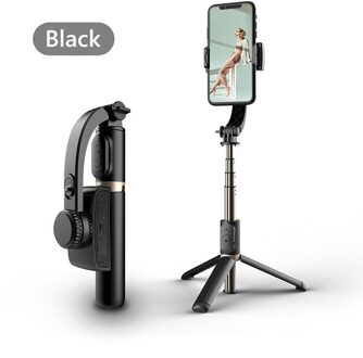 Universele Handheld Stabilizer Mobiel Video Vlog Record Smartphone Gimbal Voor Actie Camera Telefoon Q08black