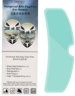 Universele Helm Clear Anti-Fog Motorhelm Lens Fog Slip Films