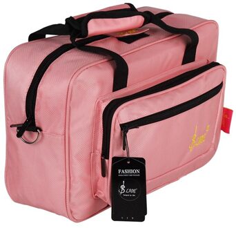Universele Hobo Klarinet Draagtas Rugzak Case Soft Klarinet Zak Spons Padding Met Schouderriem Roze