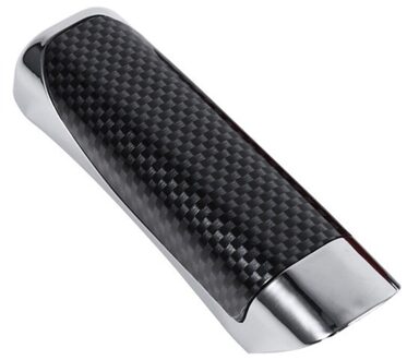 Universele Houten Koolstofvezel Auto Handrem Handschoen Beschermende Decoratieve Cover Rood Antislip Auto Handrem Beschermhoes zwart