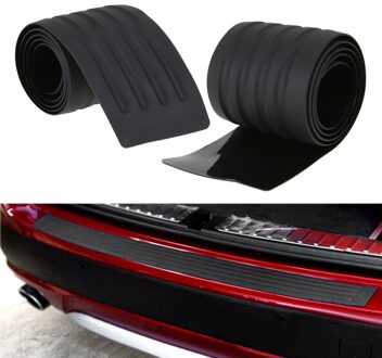 Universele Kofferbak Instaplijsten Plaat Protector Achterbumper Guard Rubber Mouldings Pad Trim Cover Strip Auto Styling 90x7.5cm