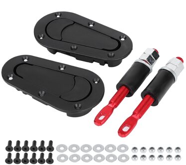 Universele Koolstofatomen Vezels Auto Vervangende Onderdelen Racing Car Hood Pin Motorkap Klink Kits Inbouwen