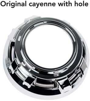 Universele Koplamp Retrofit 3.0 Inch Projector Lens Shrouds Met Angel Ogen Gat Goud