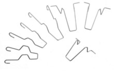 Universele Lamp Fixing Lente 6Pcs Anti-Roest Lamp H1 H3 H4 H7 Kits Onderdelen