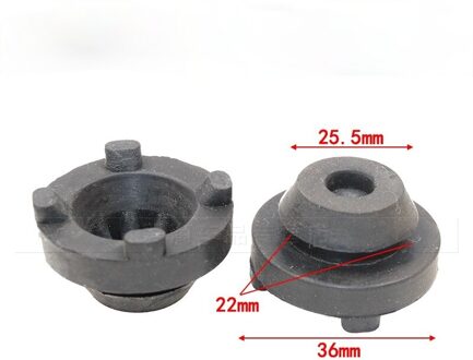 Universele Luchtfilter Shell Rubber Bumper Blok Rubber Blok Luchtfilter Behuizing Pad 2stk