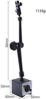 Universele magnetische base tafel zetel magnetische kracht Meetinstrument voor hendel indicator dialgage meetklok Kleine tafel werken Rood
