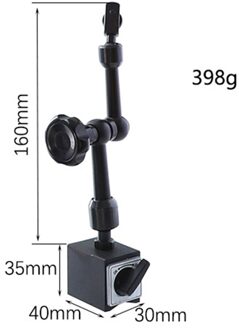 Universele magnetische base tafel zetel magnetische kracht Meetinstrument voor hendel indicator dialgage meetklok Kleine tafel werken wit