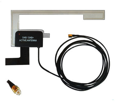 Universele MCX Antenne Auto DAB DAB + Digitale Radio Antenne Glas Mount MCX Plug