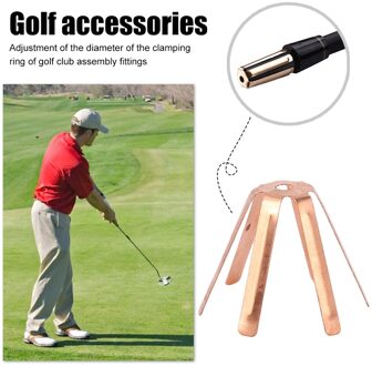 Universele Messing Golf Adapter Spacer Shims Sport Golf Club Heads Accessoires Aftermarket Golf Club Shaft Adapter