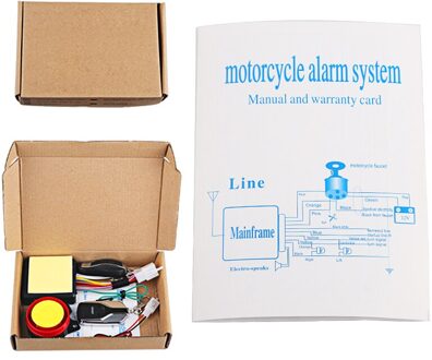 Universele Motorcycle Bike Alarmsysteem Scooter Anti-Diefstal Beveiliging Alarm Moto Afstandsbediening Motor Start + Alarme Moto Speaker