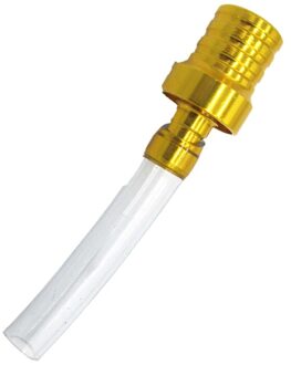 Universele Motorcycle Gas Benzine Brandstof Cap 2 Manier Kleppen Vent Breather Slangen Buizen Voor Motocross Atv Quad Dirt Pit Bike gas Scooter 1 stk goud