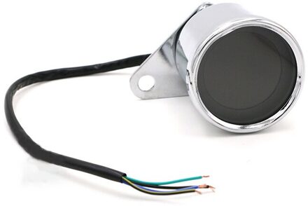 Universele Motorfiets Digitale Kilometerteller Toerenteller Snelheidsmeter Waterdicht Gauge Multifunctionele Motorcycle Retrofit Accessoires sliver