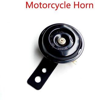 Universele Motorfiets Elektrische Claxon Kit 12V 1.5A 105db Waterdichte Ronde Luid Hoorn Luidsprekers Voor Scooter Bromfiets Dirt Bike Atv