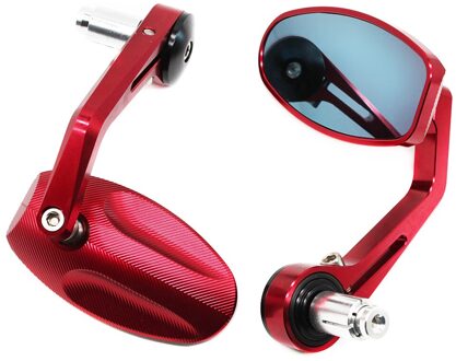 Universele Motorfiets Stuur End Spiegels Voor Triumph Daytona 675 /R 955i Speed Triple R/Rs/S Snelheid vier Speed Twin 500 1200 Rood