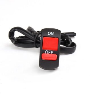Universele Motorfiets Stuur Flameout Schakelaar On/Off Knop Voor Atv Mount Dubbele Flash Dangerous Lamp Schakelaar Controller