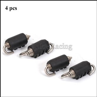 Universele Motorfiets Uitlaat Yoshimura Lente Haak Motorbike Scooter Accessoires Roestvrij Staal Black Silicone Springs Haken 4 stk