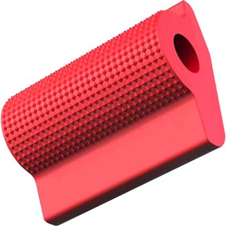 Universele Motorfiets Versnellingspook Pad Hendel Pedaal Rubber Anti-Slip Beschermende Shift Cover Protector Foot Peg Cleaning Accessoire rood