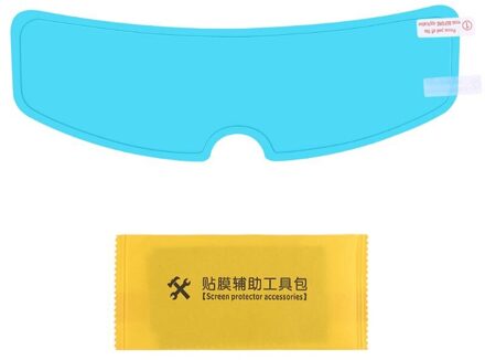 Universele Motorhelm Clear Regendicht Film Anti Regen Patch Screen Voor K3 1 stk