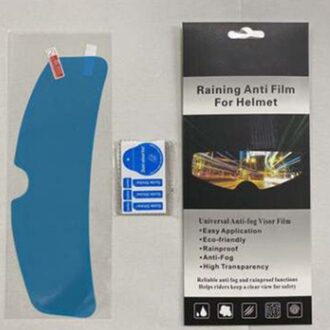Universele Motorhelm Optioneel Clear Regendicht Film Anti Regen Clear Anti-Fog Patch Screen Voor K3 K4 AX8 Mt helmen Anti rain