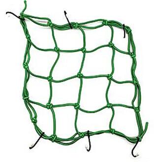 Universele Motorrijder Apparatuur Brandstoftank Netto Cover Helm Netto Cover Netto Zak Bagagenet Brandstoftank Netto Touw Bandage Elastische leger groen