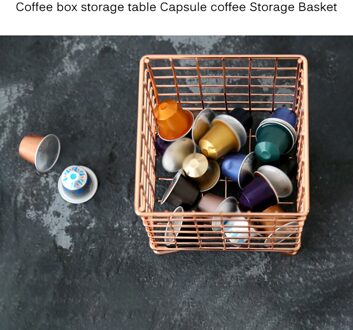 Universele Nespresso Capsule Opslag Mand Vintage Koffie Pod Opbergdoos Zwart Voor Cafe, Restaurant, Thee Kamer