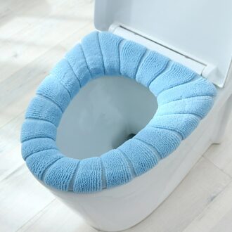 Universele O-Vormige Toiletbril Waterdicht Wc Ring Dikker In Winter Pluche Warm Pad Vier Seizoenen Universele Waterdichte Wc A1