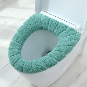 Universele O-Vormige Toiletbril Waterdicht Wc Ring Dikker In Winter Pluche Warm Pad Vier Seizoenen Universele Waterdichte Wc A3