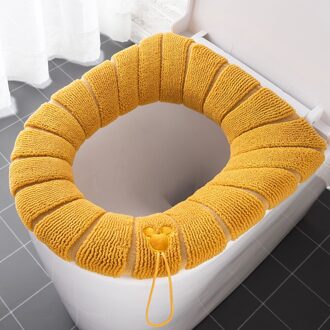 Universele O-Vormige Toiletbril Waterdicht Wc Ring Dikker In Winter Pluche Warm Pad Vier Seizoenen Universele Waterdichte Wc B3