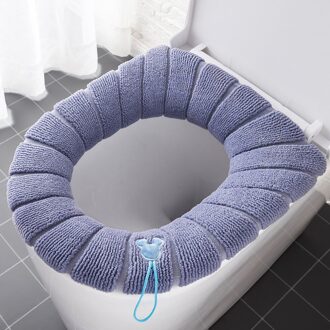 Universele O-Vormige Toiletbril Waterdicht Wc Ring Dikker In Winter Pluche Warm Pad Vier Seizoenen Universele Waterdichte Wc B4