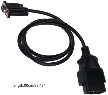 Universele OBD2 16Pin Om DB9 RS232 Adapter Cable Car Auto Diagnose Interface Q9QD
