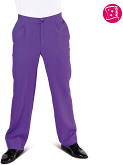 Universele Paarse Pantalon Theater Man | Small | Carnaval kostuum | Verkleedkleding