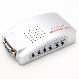 Universele Pc Vga Naar Tv Av Rca Signaal Adapter Converter Video Switch Xbox PS3 4 Tv Ondersteunt Ntsc Pal-systeem