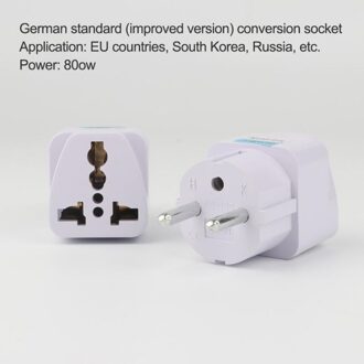 Universele Plug Adapter International Travel Adapter Stekker Converter Stopcontact 08